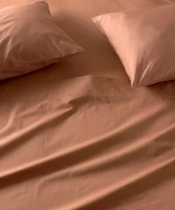 Stonewashed Organic Cotton Percale Sheet Set