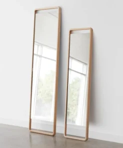 Hinoki Wood Floor Mirror